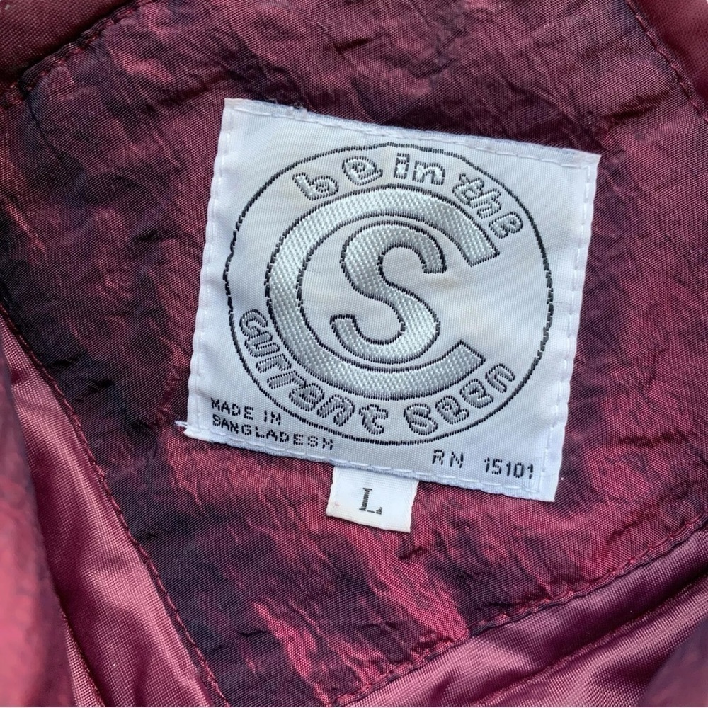 Vtg Be In The Current Seen Patchwork Snap Puffer … - image 7